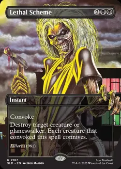 Iron Maiden: Album Art Secret Lair ✨FOIL✨ Sealed IN HAND MTG WIZARDS ALBUM ART - Image 2