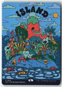 Island (1946) Secret Lair Drop Regular MTG Magic Ashley Dreyfus - Image 1