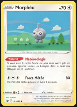 Carte Pokemon Morpheo 121/198 Regne de Glace Francais - Image 1