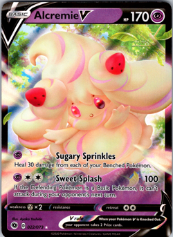 Alcremie V 022/073 SWSH: Champion’s Path Ultra Rare - NM - Image 1