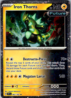 Iron Thorns Cosmos Holo 062/162 SV05: Temporal Forces Rare - NM - Image 1