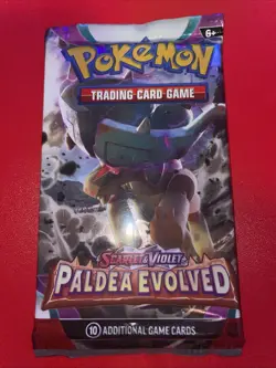 Pokemon Paldea Evolved Booster Pack NEW Sealed Pack - Image 1