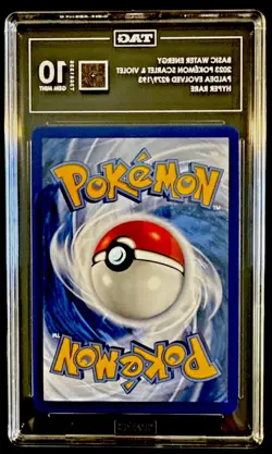 TAG 10 Pokemon TCG: Paldea Evolved - 279/193 - Basic Water Energy Gold - Image 2