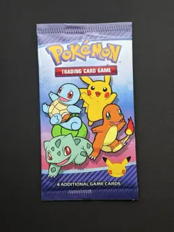 2021 Pokemon 25th Anniversary McDonald’s Booster Pack Sealed - Image 1