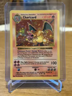 Pokemon TCG Shadowless Charizard 4/102 Base Set - Image 1
