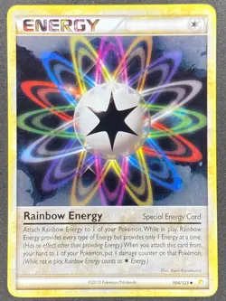 Pokemon Rainbow Energy 104/123 HS HeartGold & SoulSilver NM - Image 1