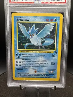 1999 Pokemon Fossil Articuno Holo # 2/62 PSA 5 - Image 3