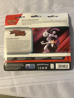 Destined Rivals 3-Pack Blister Pokemon TCG Kangaskhan Sealed Rare Mint SP 🔥🔥 - Image 4