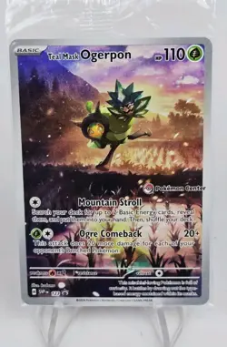 Ogerpon Teal Mask Pokemon Center 123 Promo Twilight Masquerade Edition - Image 1