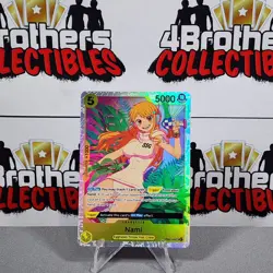 Nami SR OP08-106 English NM One Piece Game Card Two Legends - Image 1