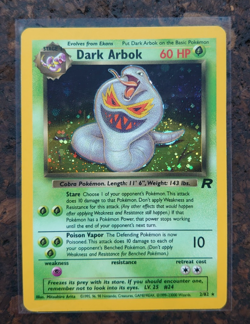 Date Error Dark Arbok 2/82, Holo, Rare, Team Rocket, Unlimited, Pokemon Card - Image 5