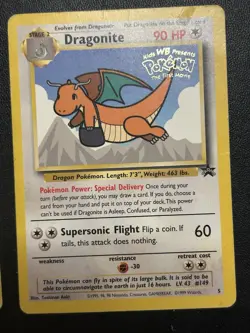 Pokemon TCG Dragonite #5 and Pikachu #4 The First Movie WB promo cards set - Image 3