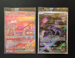 Sealed Mew Ex 053 Mewtwo 052 Promo Cards From Scarlet And Violet 151 UPC - Image 1