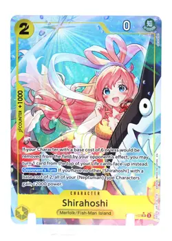 One Piece Card - SHIRAHOSHI OP12-102 (SR) Alt Art Legacy of the Master English - Image 1