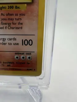 Pokemon Card Charizard Holo 4/102 Base Set Unlimited NM Vintage Authentic - Image 5