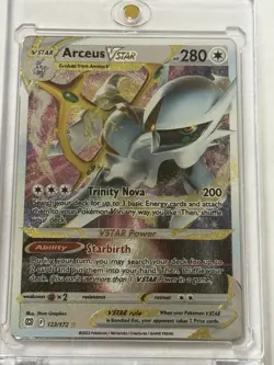 Arceus VSTAR - (Metal Card) 123/172 Miscellaneous Cards & Products Holo - Image 1