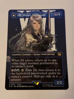 Jill, Shiva's Dominant (Borderless) Regular #378 MTG: Final Fantasy - Image 1