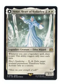 Venat, Heart of Hydaelyn R 0039 Regular Error Final Fantasy MTG NM - Image 1