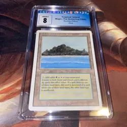 Tropical Island X1 Mtg Revised Nm CGC Graded 8 - Image 1