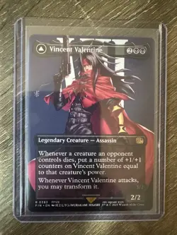 Magic The Gathering Final Fantasy Borderless Vincent Valentine #0383 - Image 1