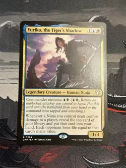 1x Yuriko, the Tiger's Shadow, Commander Masters, Magic MTG NM - Image 2