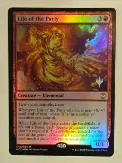 MTG - Life of the Party (FOIL) - Promo Pack: Streets of New Capenna - NM - Image 1
