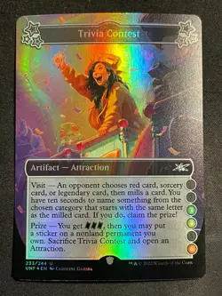 MTG Trivia Contest (3-4-6), NM-Mint, (UNF #233/244) Foil - Image 1