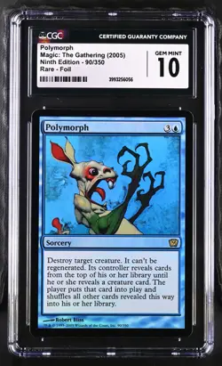 POLYMORPH 9th Edition Foil Rare CGC 10 Gem Mint MTG [Nostalgium] - Image 1