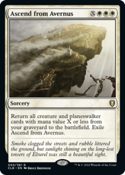 1 x Ascend from Avernus - Commander Legends: Battle for Baldur's Gate - NM-Mint - Image 1