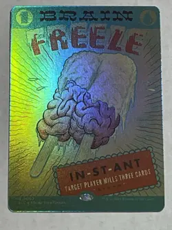 Brain Freeze FOIL Encyclopedia Secret Lair MTG Magic The Gathering - Image 2
