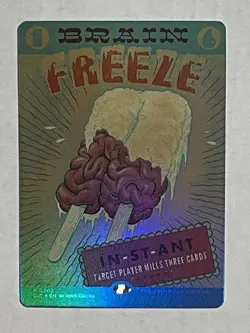Brain Freeze FOIL Encyclopedia Secret Lair MTG Magic The Gathering - Image 3