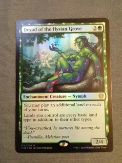 Dryad of the Ilysian Grove Theros Beyond Death Foil NM R 169/254 - Image 1