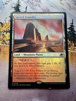Sacred Foundry - Foil - EOE - MTG - EN - NM - 0256 - Image 1