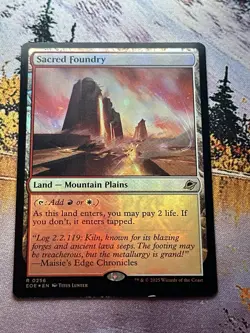 Sacred Foundry - Foil - EOE - MTG - EN - NM - 0256 - Image 2