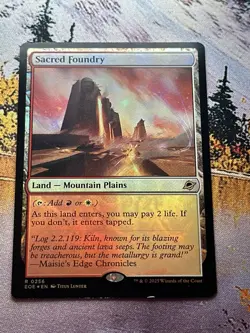 Sacred Foundry - Foil - EOE - MTG - EN - NM - 0256 - Image 3