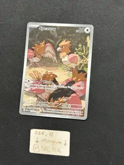 Pokemon Mega Evolutions - Spearow - 151/132 - Illustration Art Rare - M/NM - Image 3