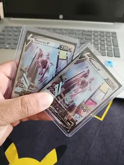 Mewtwo V (Alternate Full Art) 072/078 Pokemon GO Holo (Lot Of 2) - Image 1
