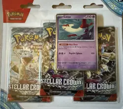 Pokemon Stellar Crown 3 Pack Blister - Random Promo - Image 1