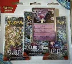 Pokemon Stellar Crown 3 Pack Blister - Random Promo - Image 2