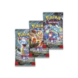Pokemon TCG: Scarlet & Violet - Stellar Crown 3 Booster Pack Blister & Latias Pr - Image 3