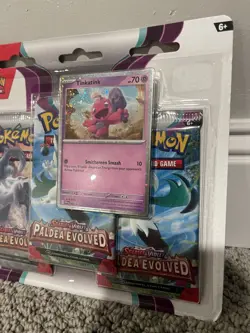 Pokemon TCG Paldea Evolved 3 Pack Blister -Set of 2 English Sealed- - Image 3