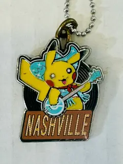 Nashville Pokemon Pikachu World Championships Necklace 2018 16” Chain - Image 2