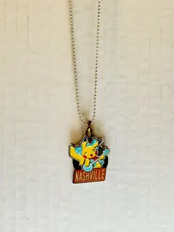 Nashville Pokemon Pikachu World Championships Necklace 2018 16” Chain - Image 4