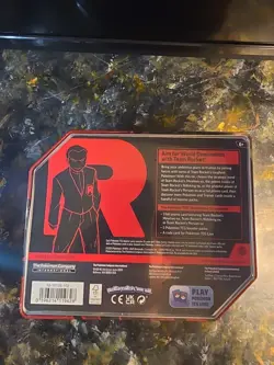 POKEMON TCG TEAM ROCKET TIN BOX PERSIAN EX 5 BOOSTER PACKS BRAND NEW SEALED - Image 2