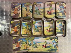 Pokemon TCG: Mini tin Set Paldea friends No Packs - Image 1