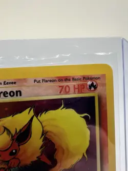 Pokemon TCG Flareon Jungle 3/64 Holo Unlimited Holo Rare Lp-NM - Image 3
