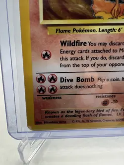 Pokemon TCG Moltres Fossil 12/62 Holo 1999-2000 Wizards Base Set Holo - Image 5