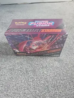Pokemon TCG Fusion Strike Build and Battle Stadium, Sealed with Small Tear - Image 1
