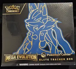 Pokemon TCG Mega Evolution POKEMON CENTER Elite Trainer Box Mega Lucario - Image 1