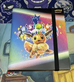 2025 Pokemon Prismatic Evolutions Eevee Binder ***BINDER ONLY*** - Image 1